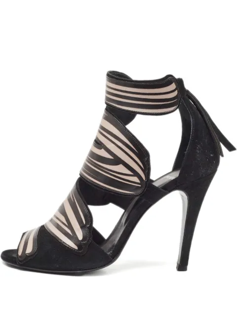 Pierre Hardy Pre-owned 115mm swirl cutouts sandals