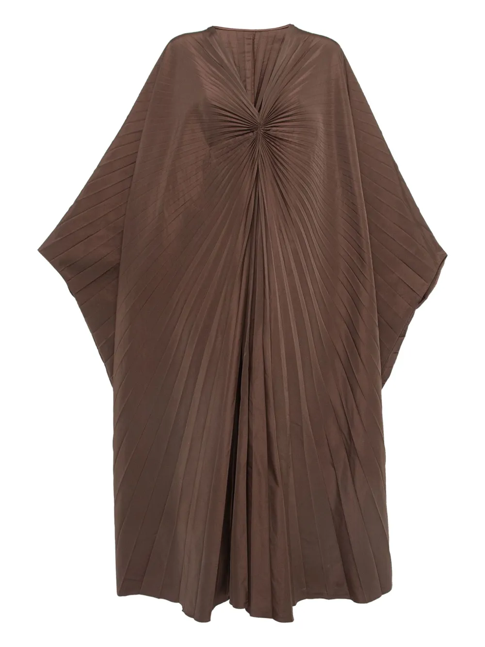 Valentino Garavani Pre-Owned pleated dress | Brown | Image 1