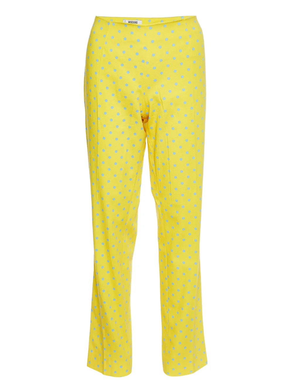 Moschino Pre-Owned Pantaloni a pois - Giallo