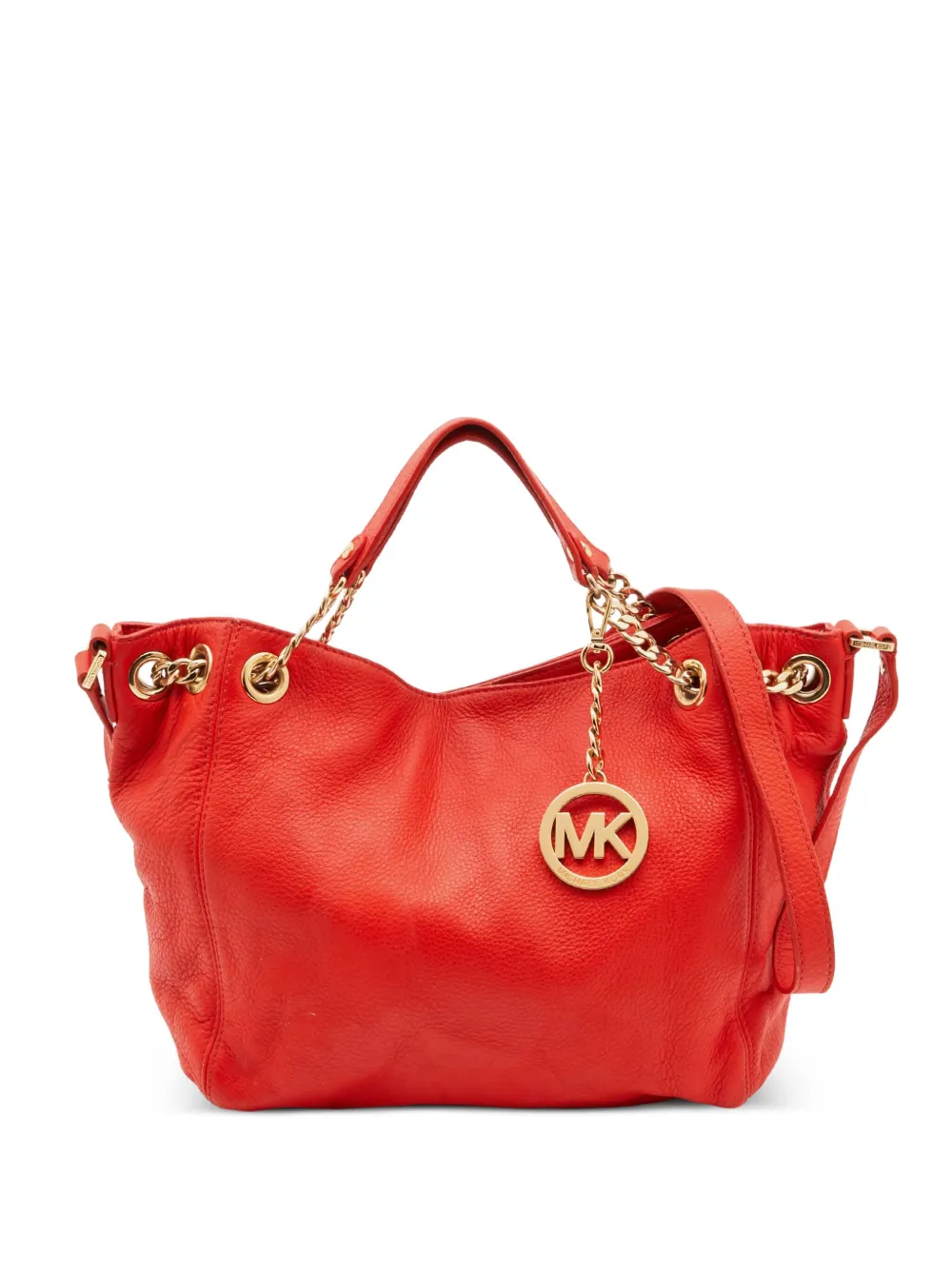 Michael Kors Vintage レザー ハンドバッグ - オレンジ Michael Kors Vintage レザー ハンドバッグ - オレンジ