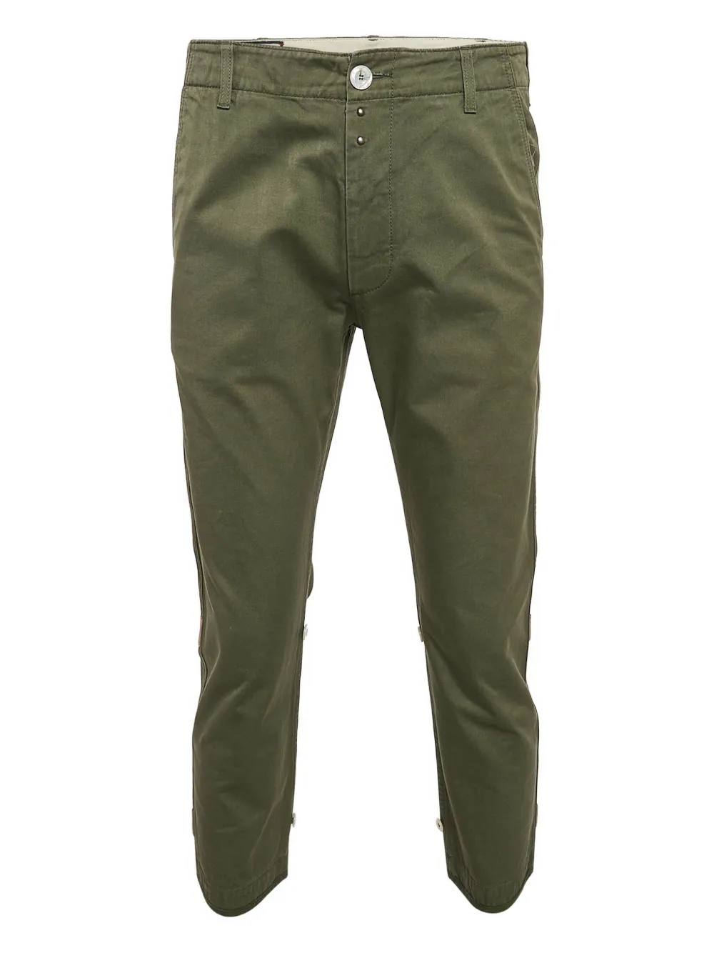 Gucci Pre-Owned button-strap pants | Green | Image 1