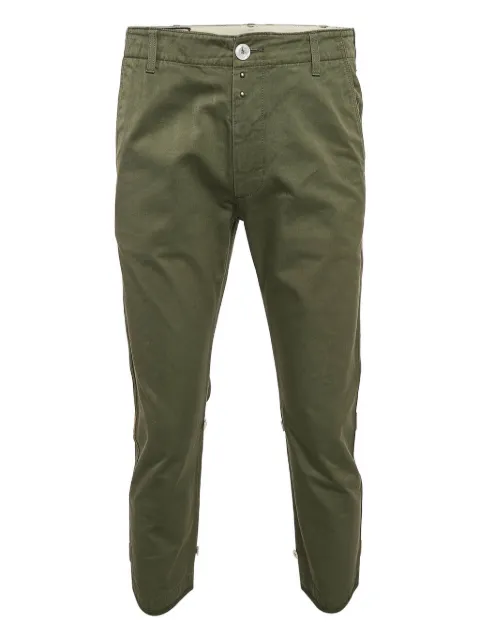 Gucci Pre-Owned button-strap pants