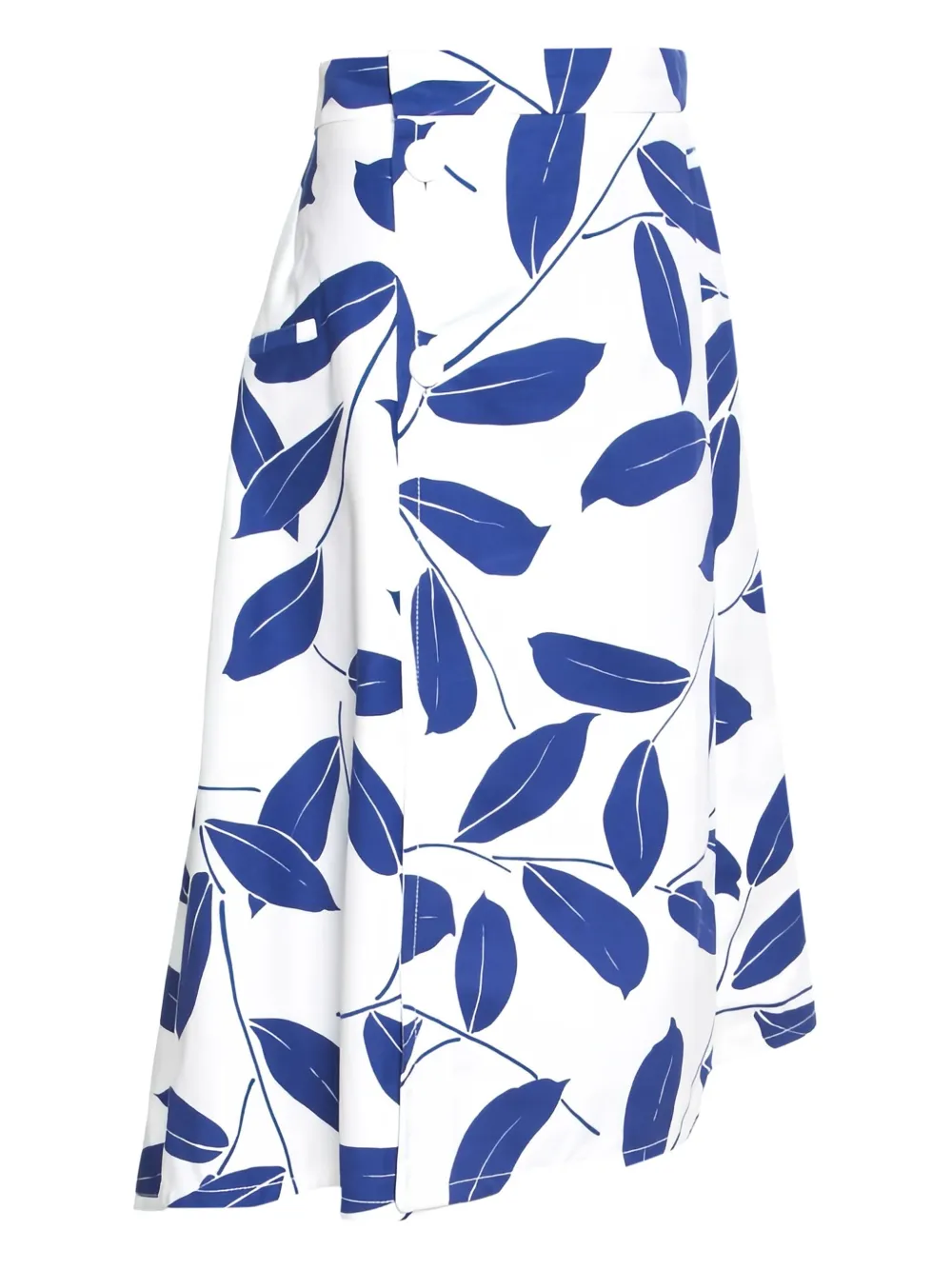 Marni Pre-Owned leaf-print wrap midi skirt | Image 2