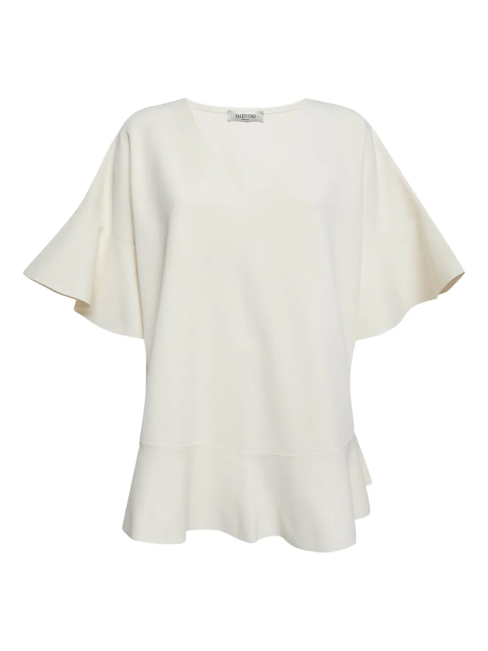 Valentino Garavani Pre-Owned ruffled peplum top | White | Image 1