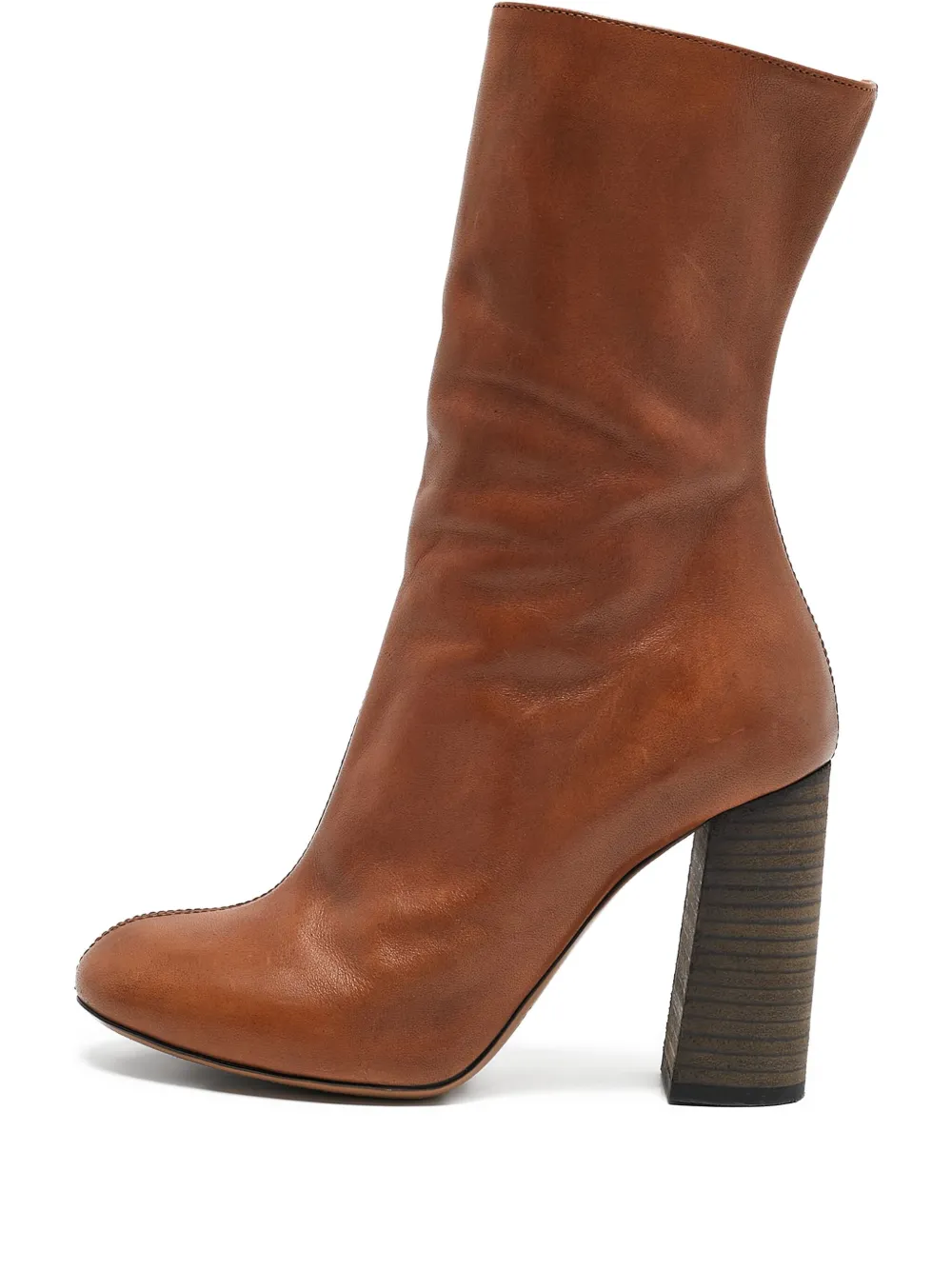 Chloé Pre-Owned botas con tacón de 90mm | marrón | Image 1