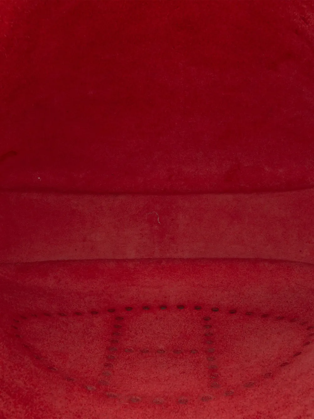 Pre-owned Hermes 2012 Togo Evelyne I Gm Crossbody Bag In Red
