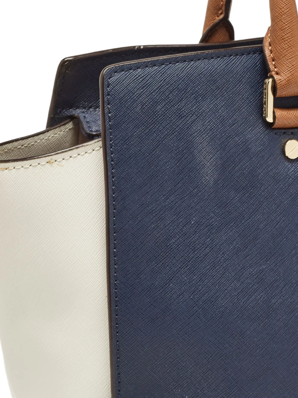 Pre-owned Michael Kors Vintage Two-tone Structured Handbag