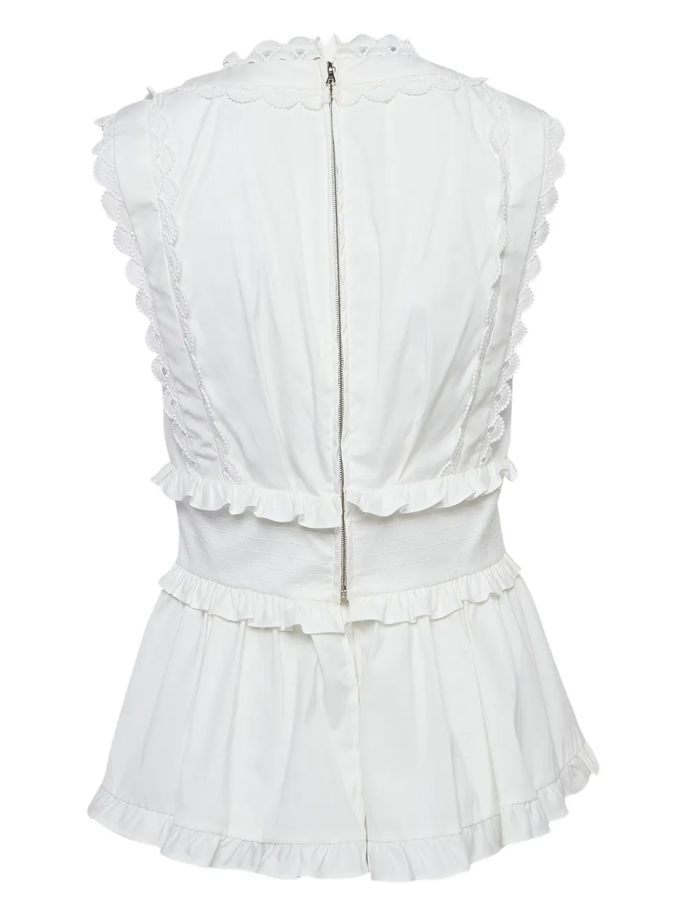 Oscar de la Renta Pre-Owned top con cuello en V | Image 2