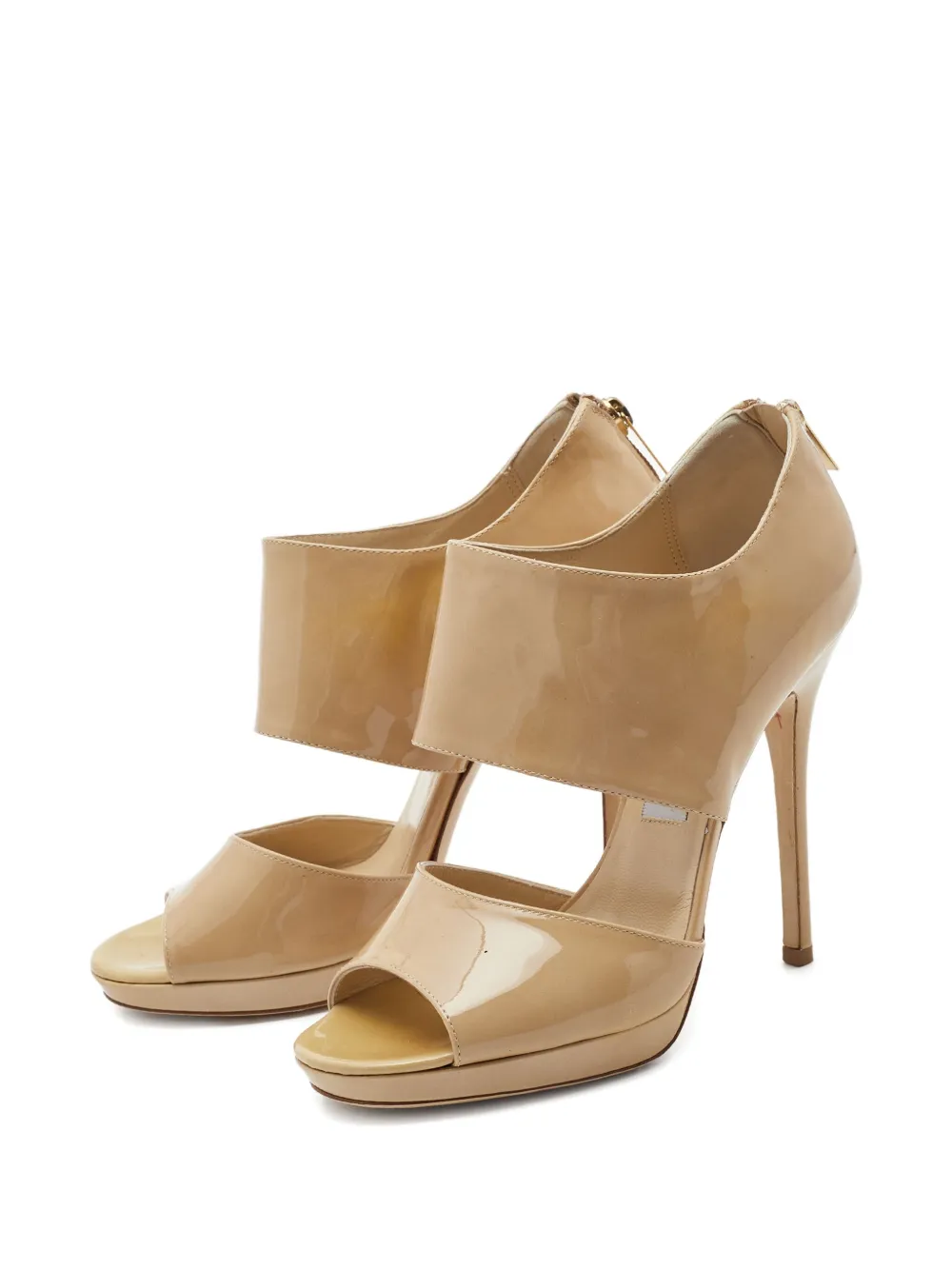 Jimmy Choo Pre-Owned 120mm patent-leather sandals | Heeled Sandals | Image 2