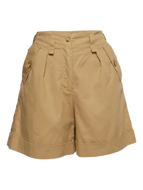 Maje pre-owned pleated high-waisted shorts