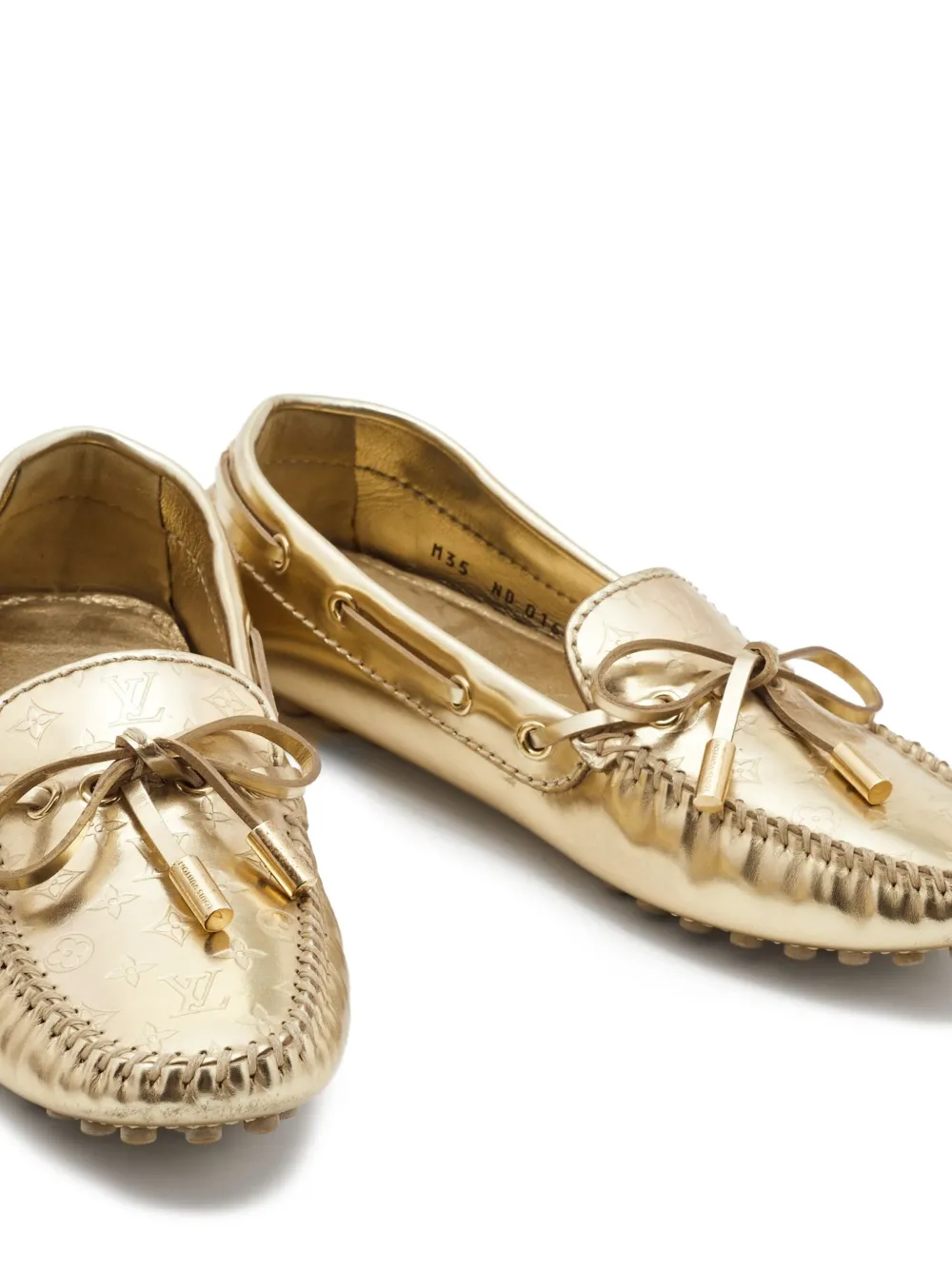 Louis Vuitton Pre-Owned Gloria loafers - Goud