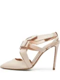 Nicholas Kirkwood pre-owned 110mm bow cross-strap stiletto pumps - Pink