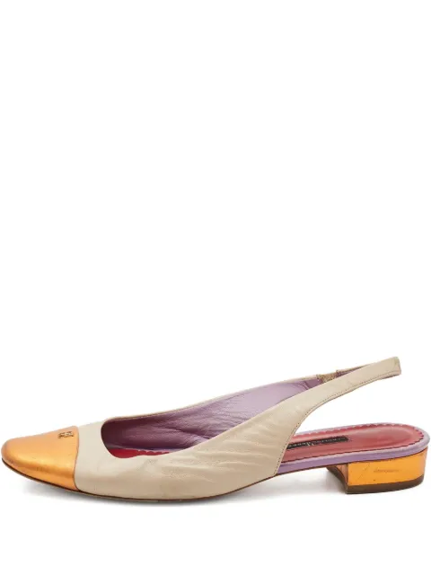 Carolina Herrera Vintage slingback flat pumps