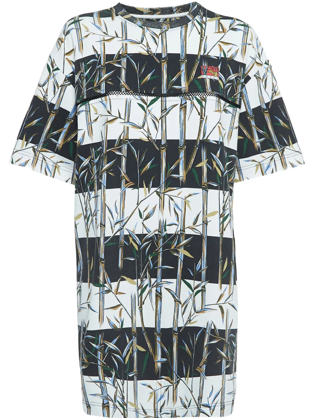bamboo-print dress