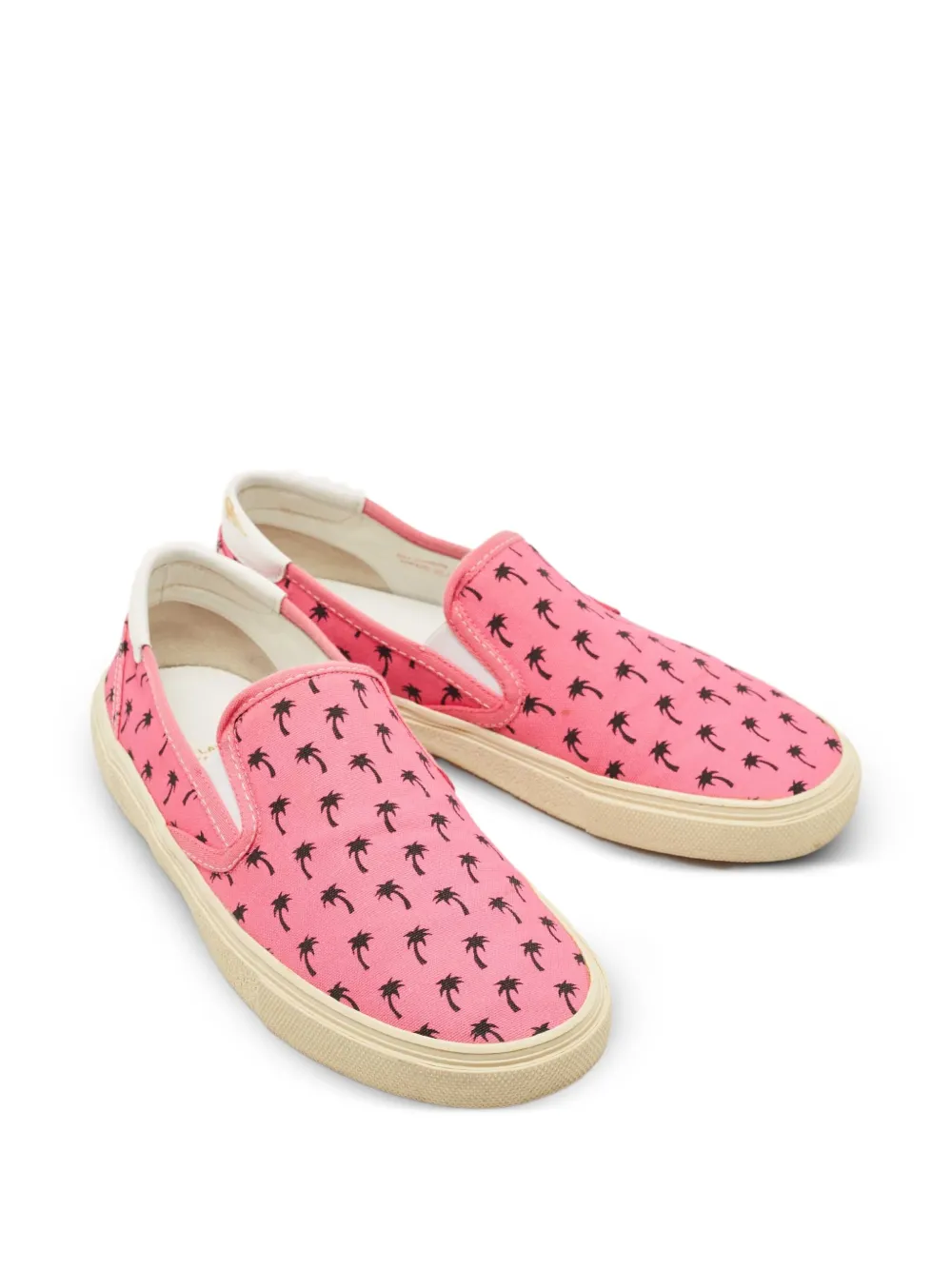 Saint Laurent Pre-Owned tenis con palmeras estampadas | Image 2