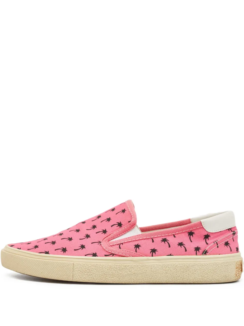 Pre-owned Saint Laurent Palm Tree-print Sneakers