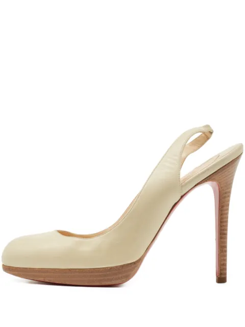 Christian Louboutin Pre-Owned 115mm slingback pumps