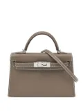 Hermès Pre-Owned 2020 mini Kelly II Epsom leather handbag - Grey