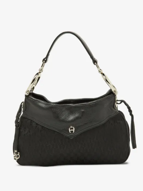 Aigner Vintage pre-owned leather monogram tote bag
