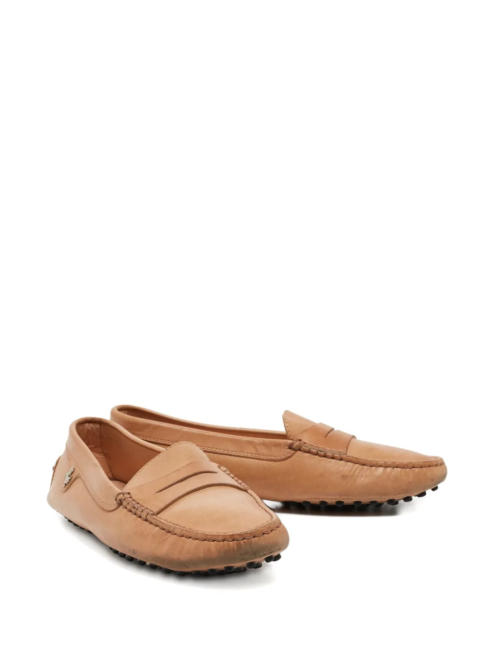 Tod's Vintage Leren loafers - Bruin
