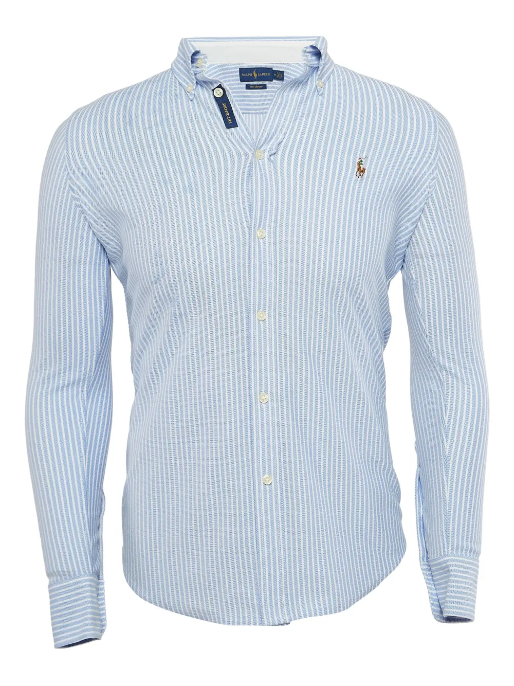 Polo Ralph Lauren Vintage camisa de algodón con logo bordado pre-owned | azul | Image 1