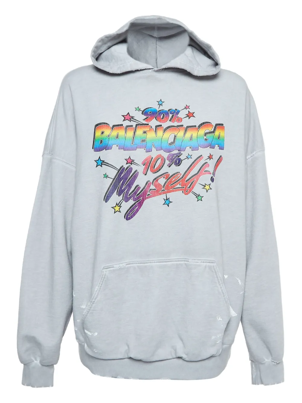 graphic-print hoodie