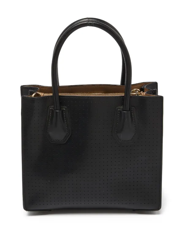 Michael Kors Vintage Leather Tote Bag | Black | FARFETCH CA