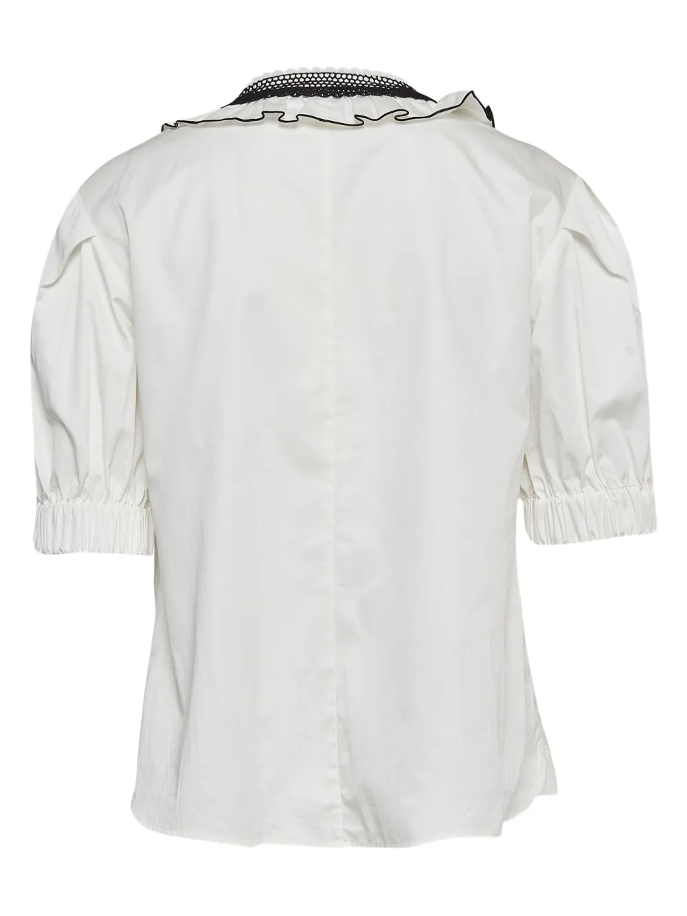 Self-Portrait pre-owned ruffled-bib blouse | Image 2