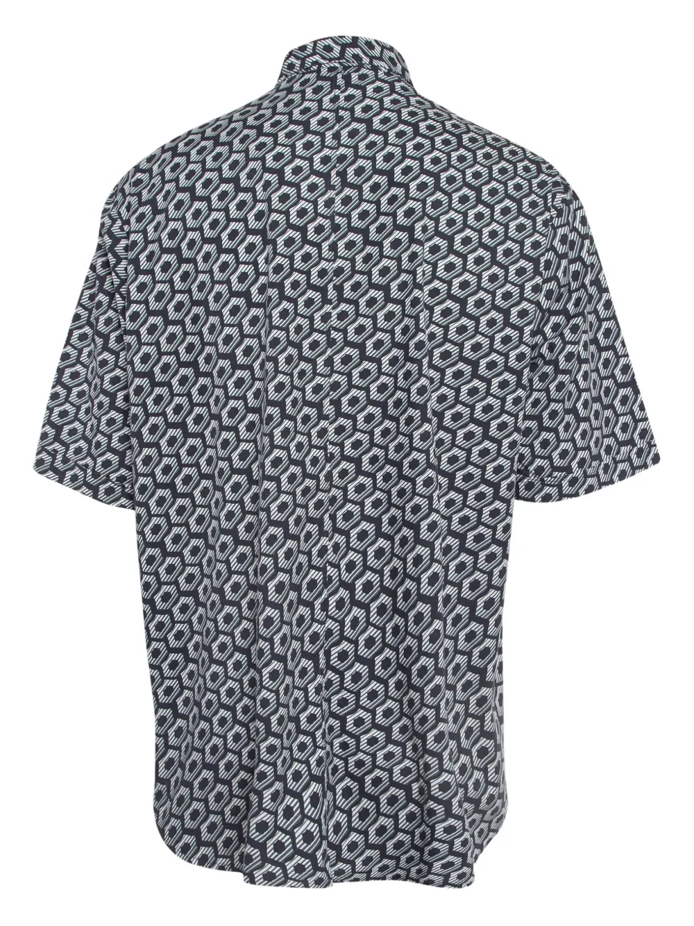 Giorgio Armani Pre-Owned hexagon-print shirt | Image 2