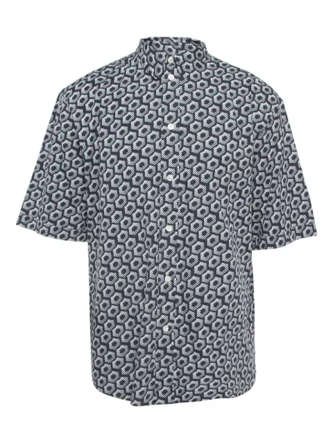 Giorgio Armani Pre-Owned hexagon-print shirt