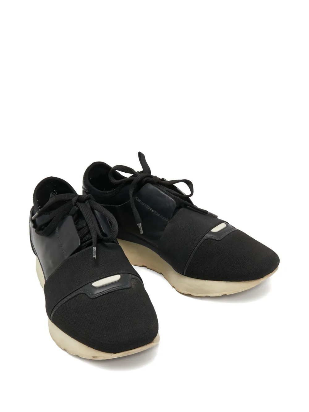 Balenciaga Pre-Owned Leren sneakers - Zwart