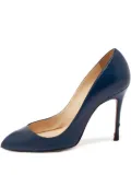 Christian Louboutin Pre-Owned leather pointed-toe pumps - Blue