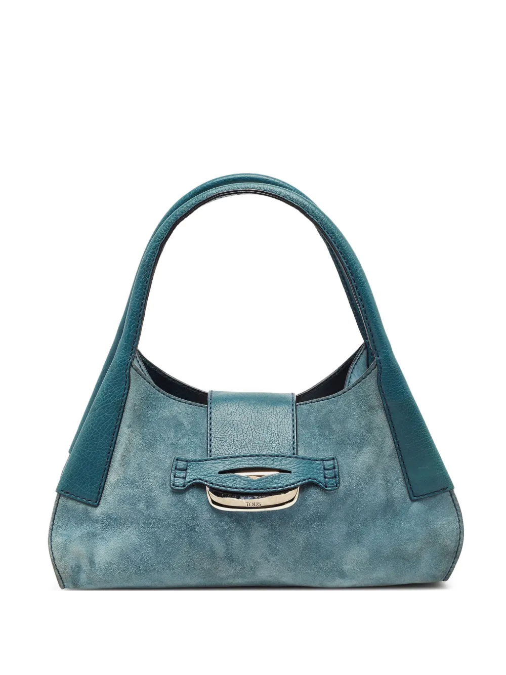 Tod's Vintage 2024 スエード ショルダーバッグ - ブルー Tod's Vintage 2024 スエード ショルダーバッグ - ブルー