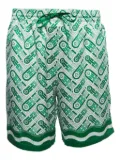 Casablanca geometric patterned swim shorts - Green