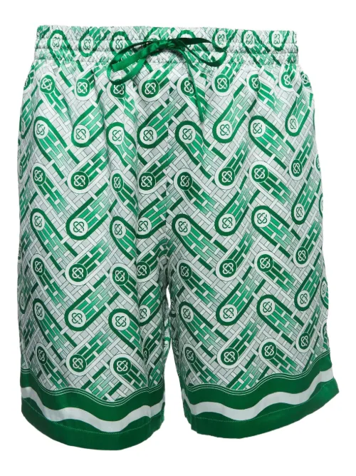 Short de bain à motif géométrique - Casablanca - Modalova
