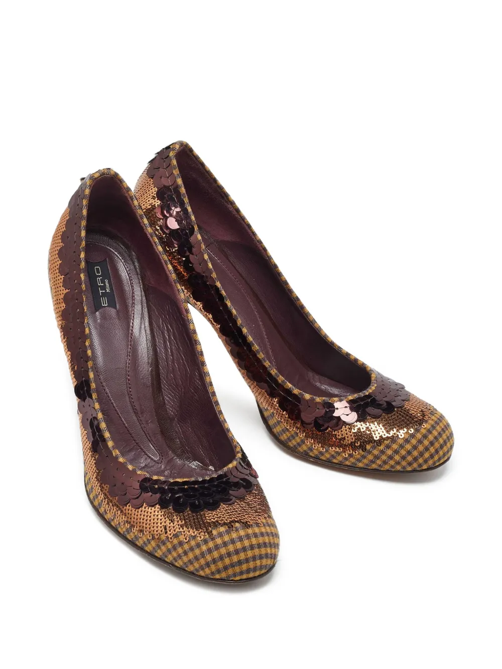 Etro Pre-Owned 105mm sequinned pumps | Image 2