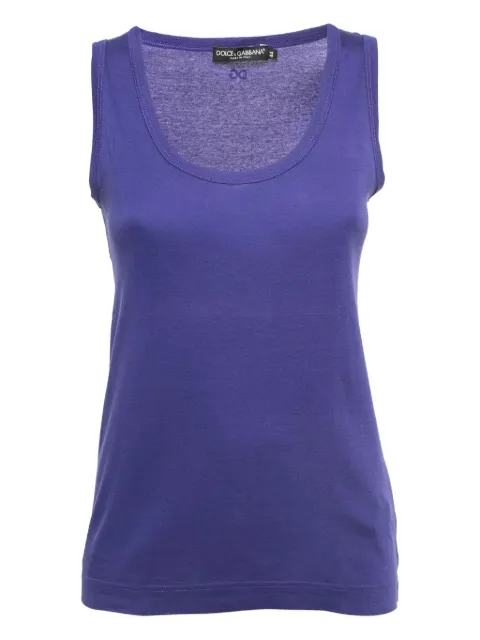 Dolce & Gabbana Pre-Owned cotton tank top