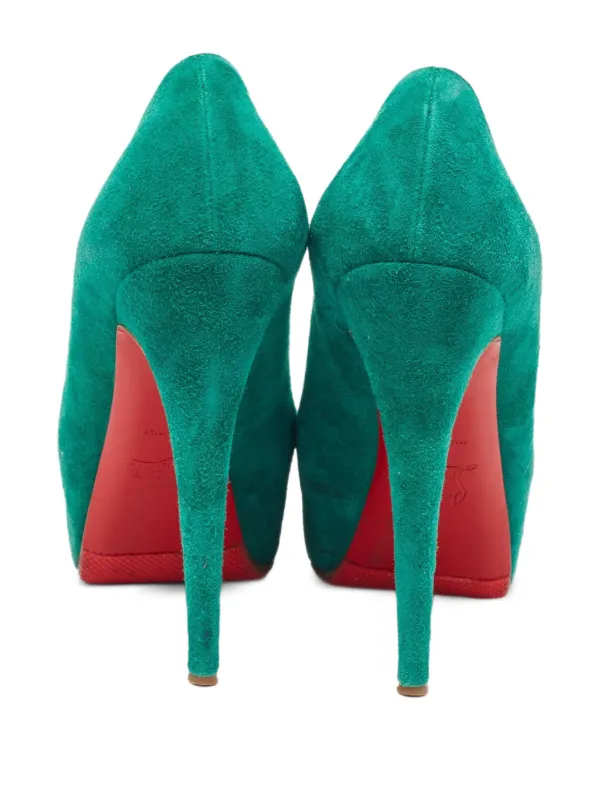 Christian Louboutin スエード パンプス　グリーン Christian Louboutin Pre-Owned スエード パンプス | グリーン