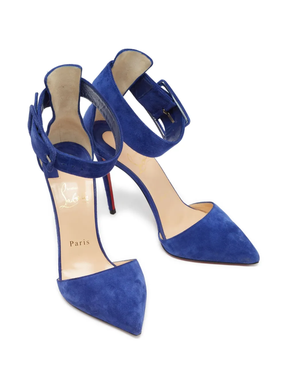 Christian Louboutin Pre-Owned 105 mm Harler pumps - Blauw