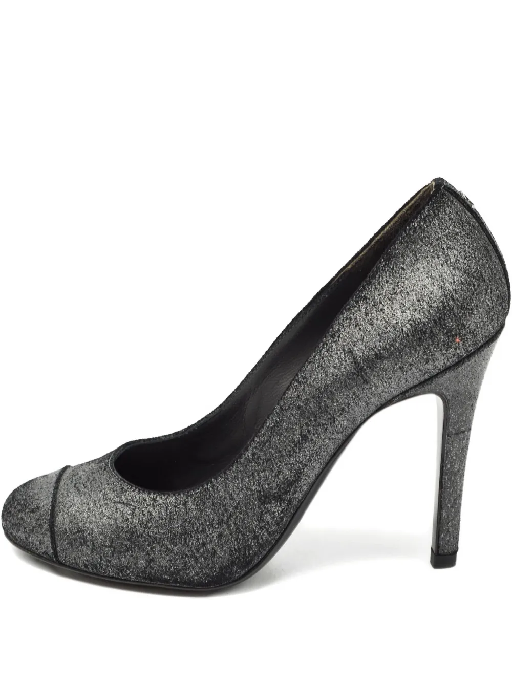 CHANEL Pre-Owned 110mm suede pumps | Grey | Image 1