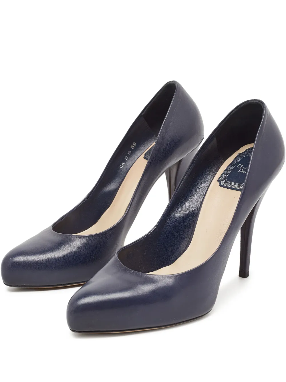 Christian Dior Pre-Owned レザーパンプス - ブルー Christian Dior Pre-Owned レザーパンプス - ブルー