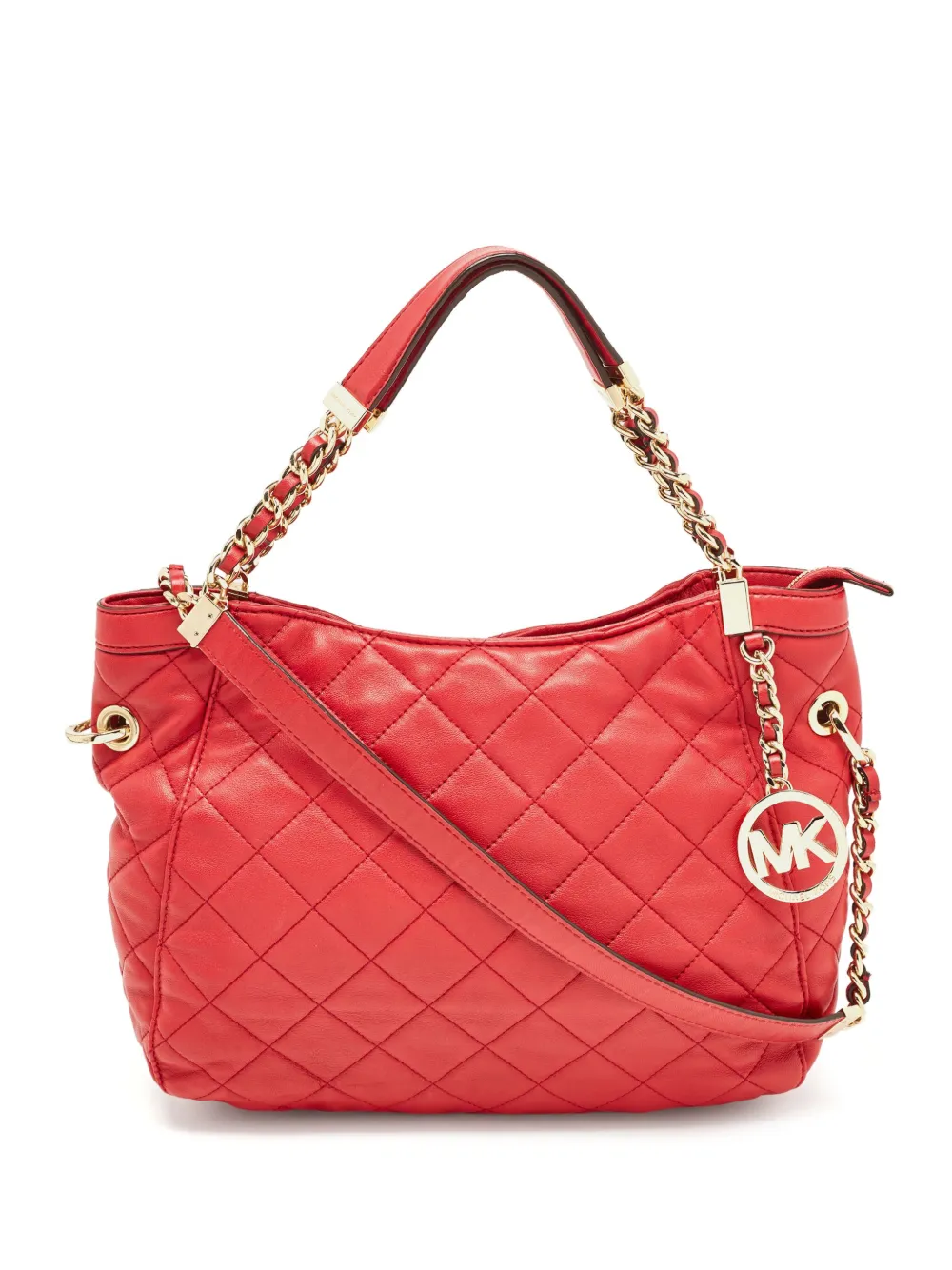 Michael Kors Vintage pre-owned quilted leather tote bag | Red | Image 1
