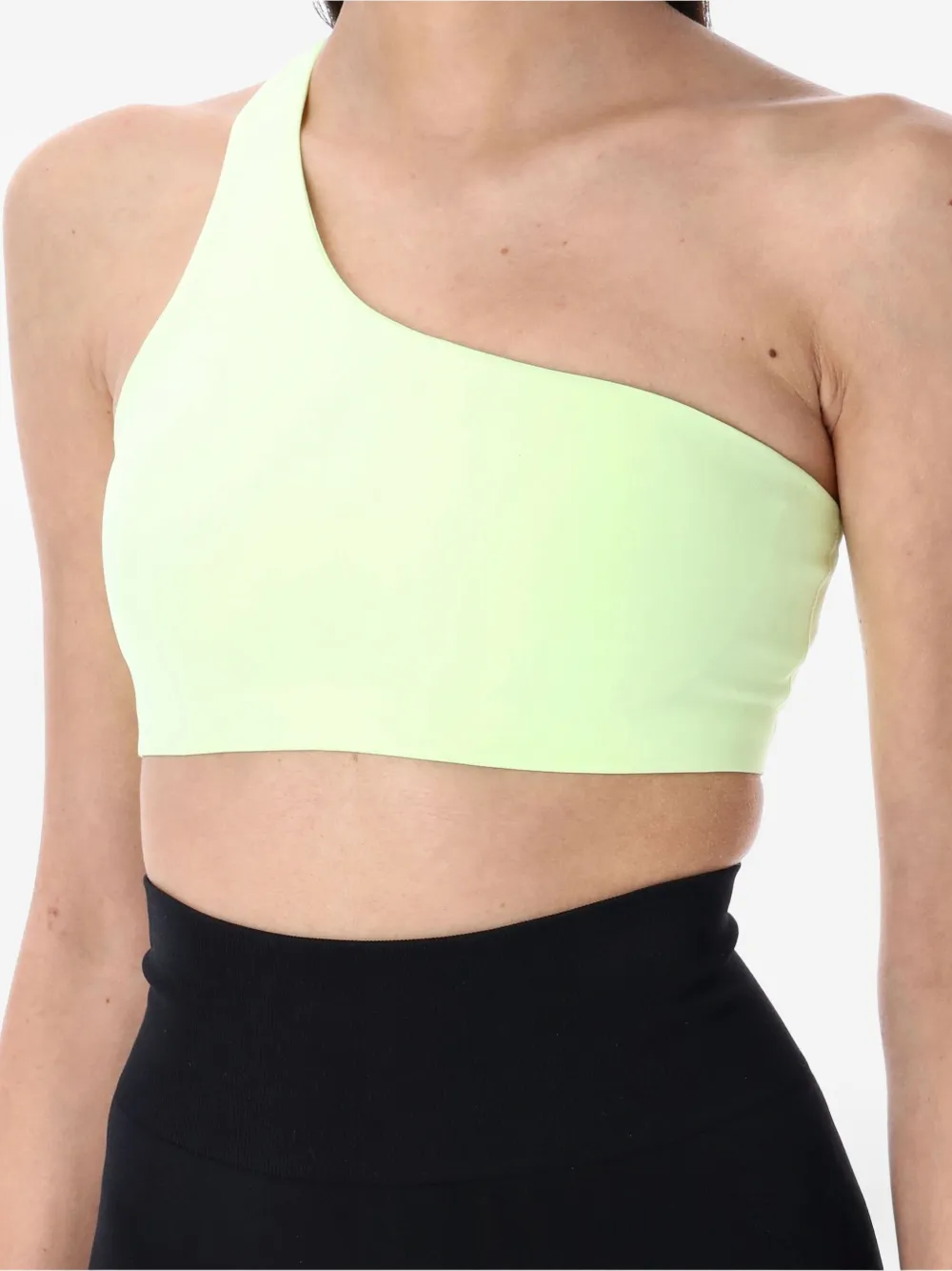 Nike One-shoulder Cropped Top In Green