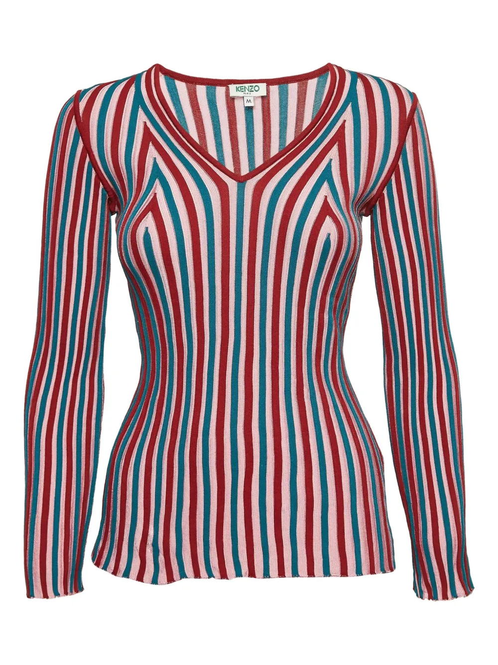 ribbed striped top