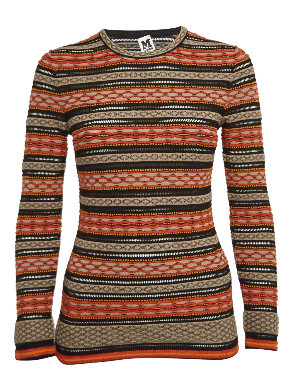 Pre-owned Missoni Striped Knit Top