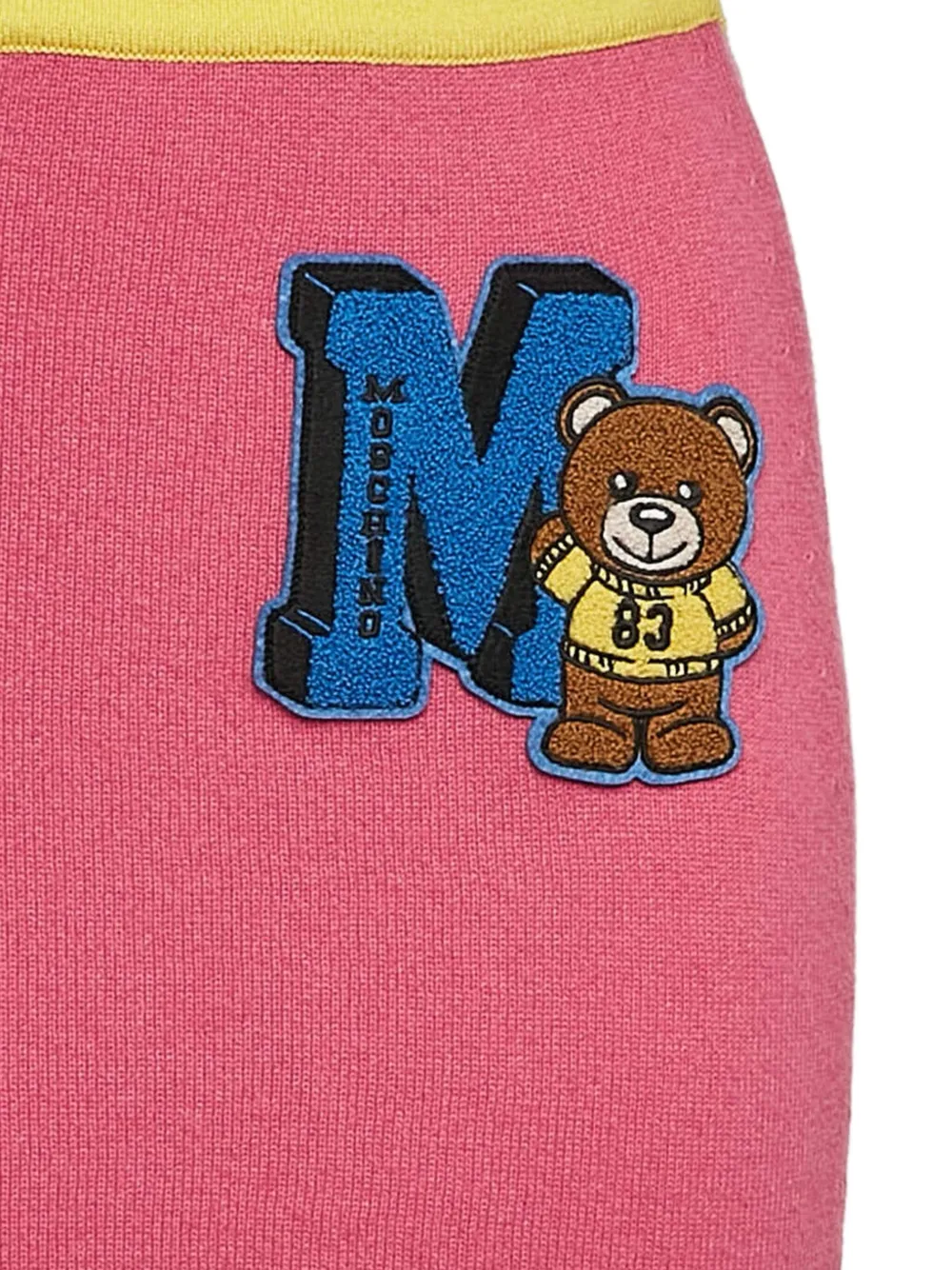 Moschino Pre-Owned Rok met geborduurde teddybeer - Roze