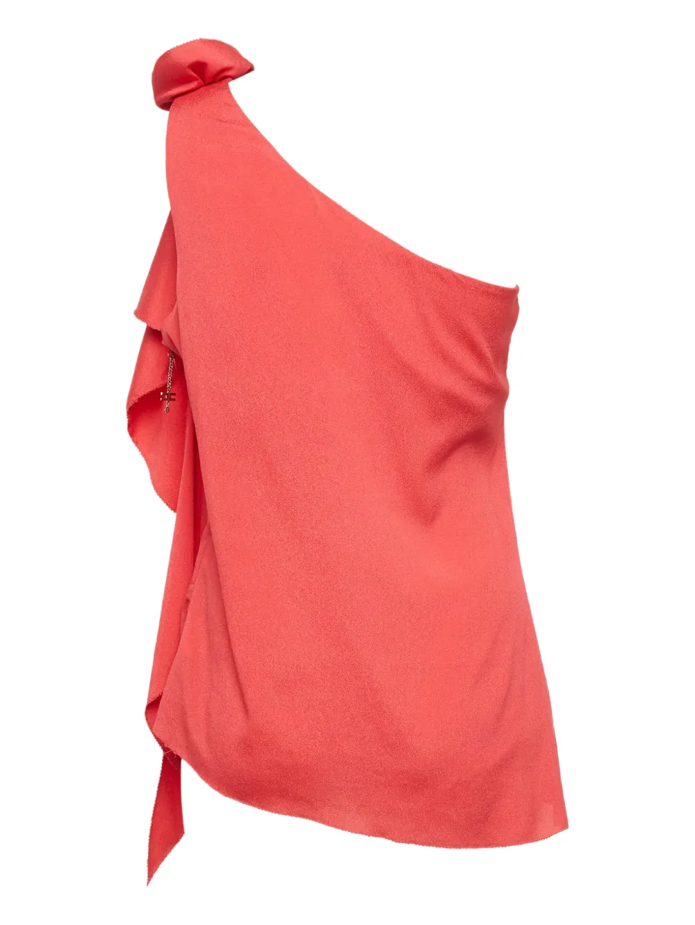 Elisabetta Franchi pre-owned asymmetric ruffled one-shoulder top | Image 2