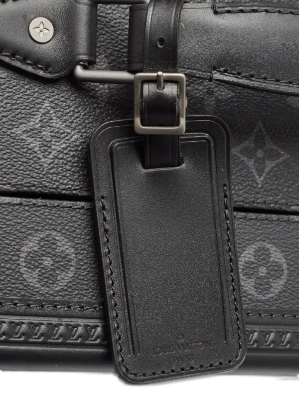 Louis Vuitton Pre-Owned Rolling Trunk Trolley | Black | FARFETCH