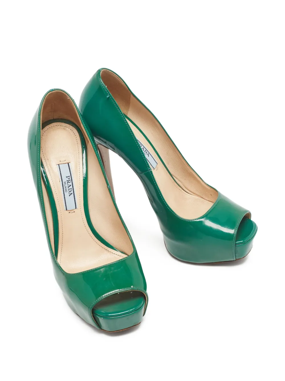 Prada Pre-Owned patent-finish pumps | Image 2