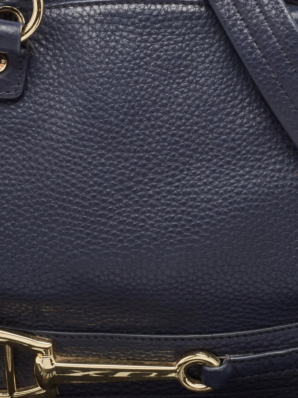 Pre-owned Aigner  Leather Shoulder Bag In Blue